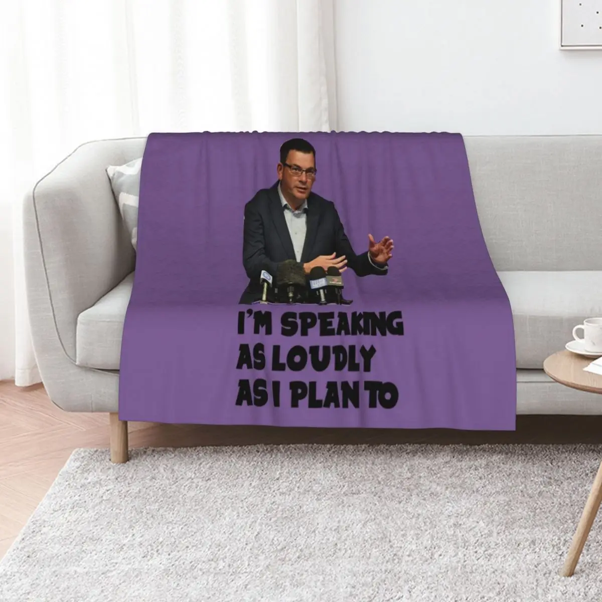 Dan Andrews - Speaking Loudly Throw Blanket Travel Luxury Hairys blankets ands Plaid on the sofa Sofa Quilt Blankets