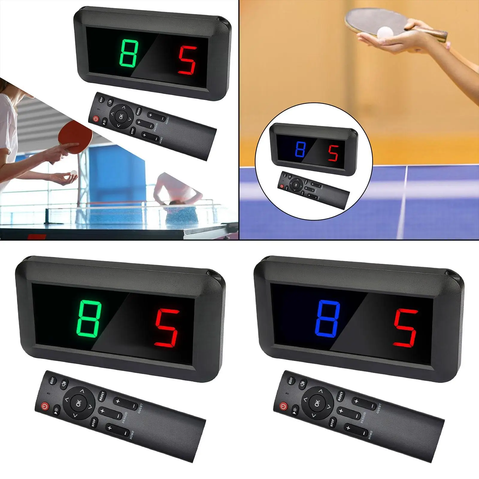 卓球用電子スコアボード、ポータブルスコアボード、ナンバーキーパー、サッカー、サッカー、テーブル、テニス