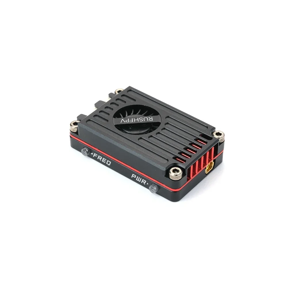 

RUSHFPV MAX SOLO 5.8G 2.5W 2-6S LIPO FPV VTX CNC Housing Built-in Silent Cooling Fan for FPV Freestyle Long Range DIY Parts