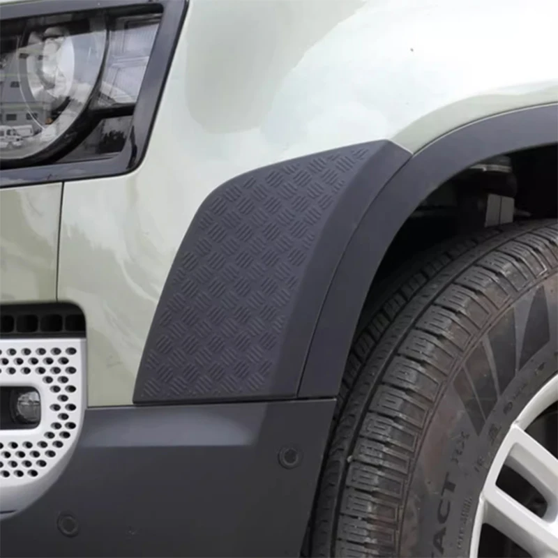 9 pezzi per Land Rover Defender 90 nero opaco strutturato kit antigraffio piastra di protezione del bagagliaio fanale posteriore protezione antigraffio coperture per specchi