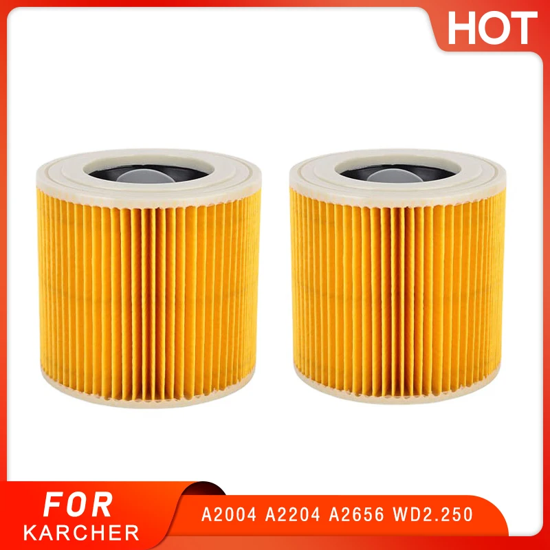 Voor Karcher Stofzuigers Onderdelen Cartridge Hepa Filter Wd2250 Wd3.200 Mv2 Mv3 Wd3 Karcher Filter Onderdelen Lucht Stof Filters