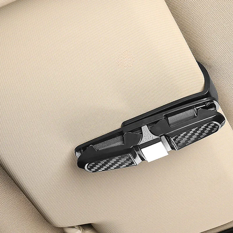 Universal Sun Visor Car Glasses Clip Sunglasses Holder Cases Fastener Cip Eyeglasses Clip Ticket Card Clamp