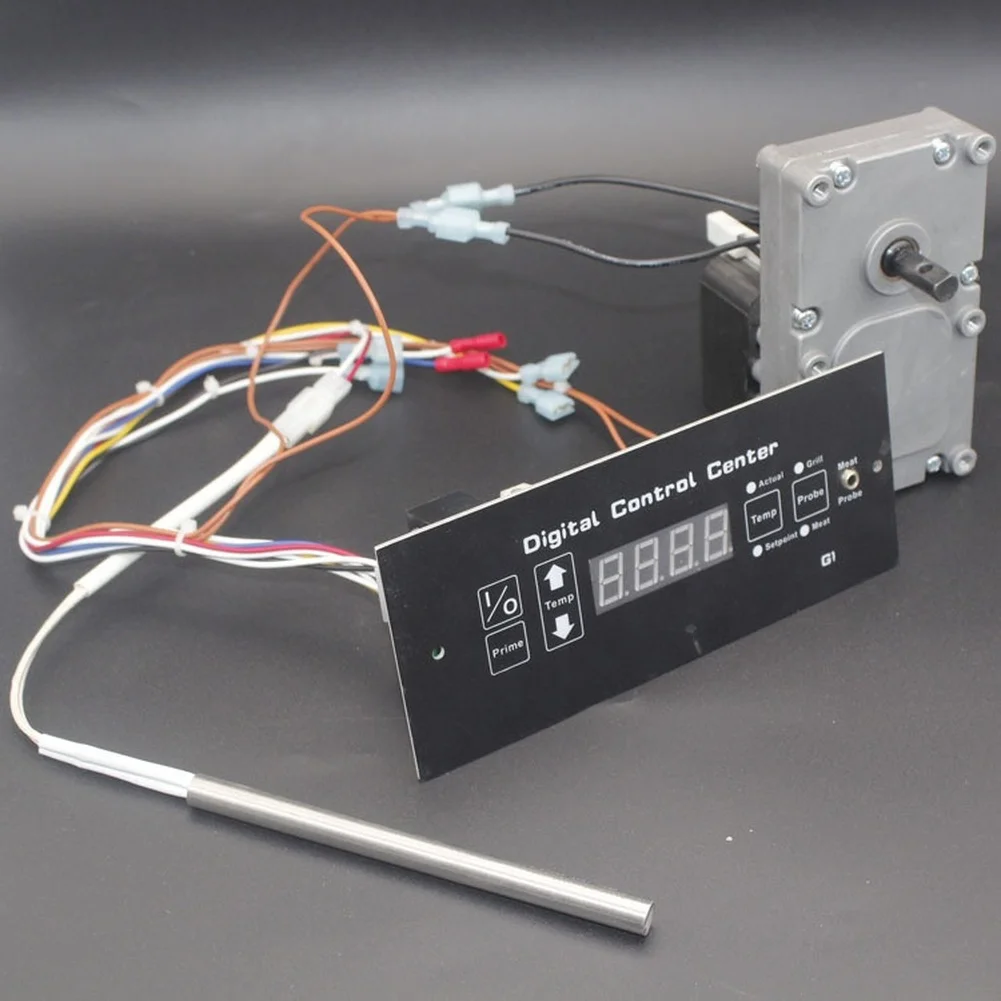 Wood Pellet Cooker Grill Motor 120V 2RPM 25-30W Stator 30mm Thickness 12.5*7*14CM Electric Motor Fireplace Feed Motor BBQ Tools