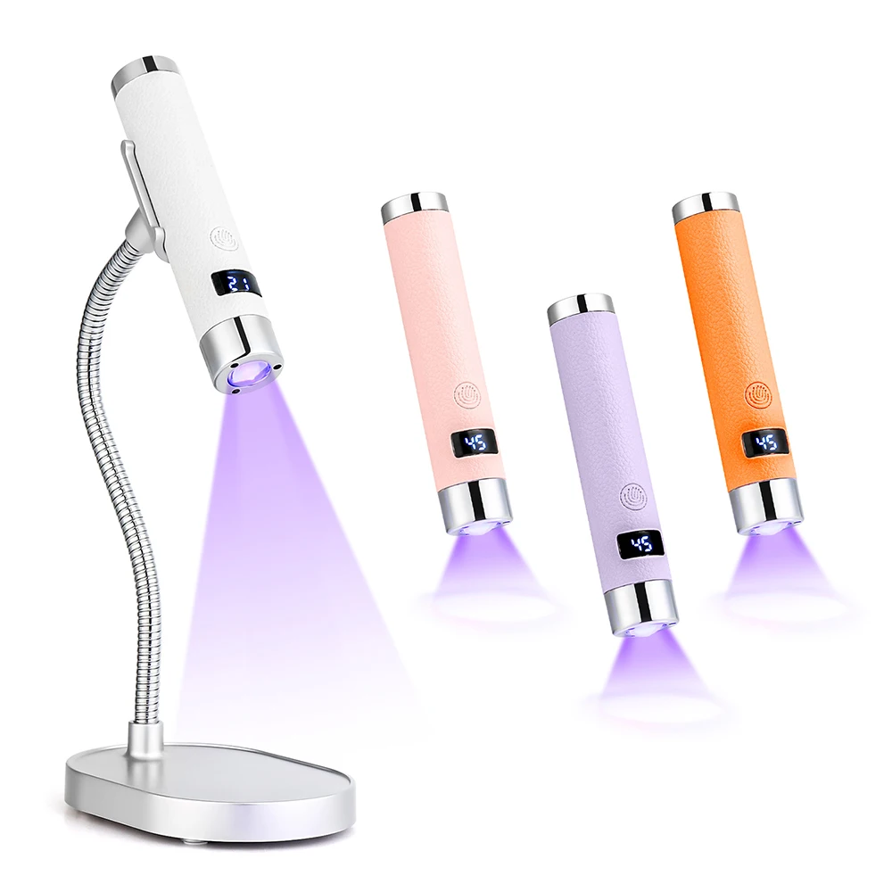 Handheld UV-nagellamp 2-in-1 nageldroger Draadloos UV-licht Nagellampdroger Nageluitharding Alle gellak Manicurelamp Nail Art Tool
