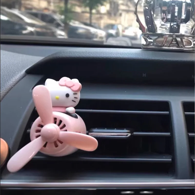 

Hello Kitty Car Air Freshener Perfume Diffuser Outlet Fragrance Cartoon Auto Fragrance Car Decoration Accessorie Christmas Gifts