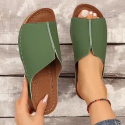 Summer Fashion Women Open Toe Wedge Sandals Breathable Comfortable Beach Sandals Footwear Plus Size 36-43 Shoes for Women