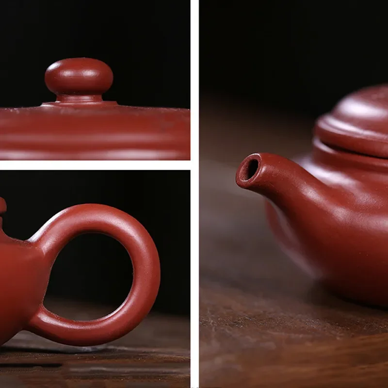 220ml Chinese Yixing Purple Clay Tea Pot Handmade Filter Beauty Pot Customized Zisha Tea Infuser Tradition Teaware
