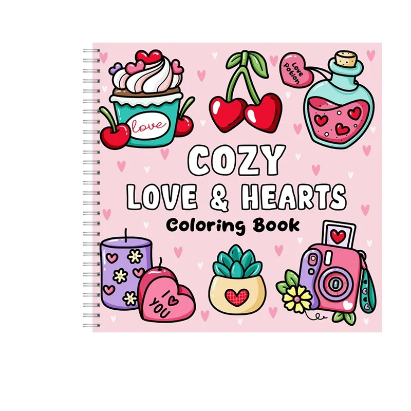 Comfortabel zomerlijk kleurboek met opvallende patronen voor volwassenen, schattig tekenboek, perfect cadeau voor verjaardag, terug naar school, kunstbenodigdheden