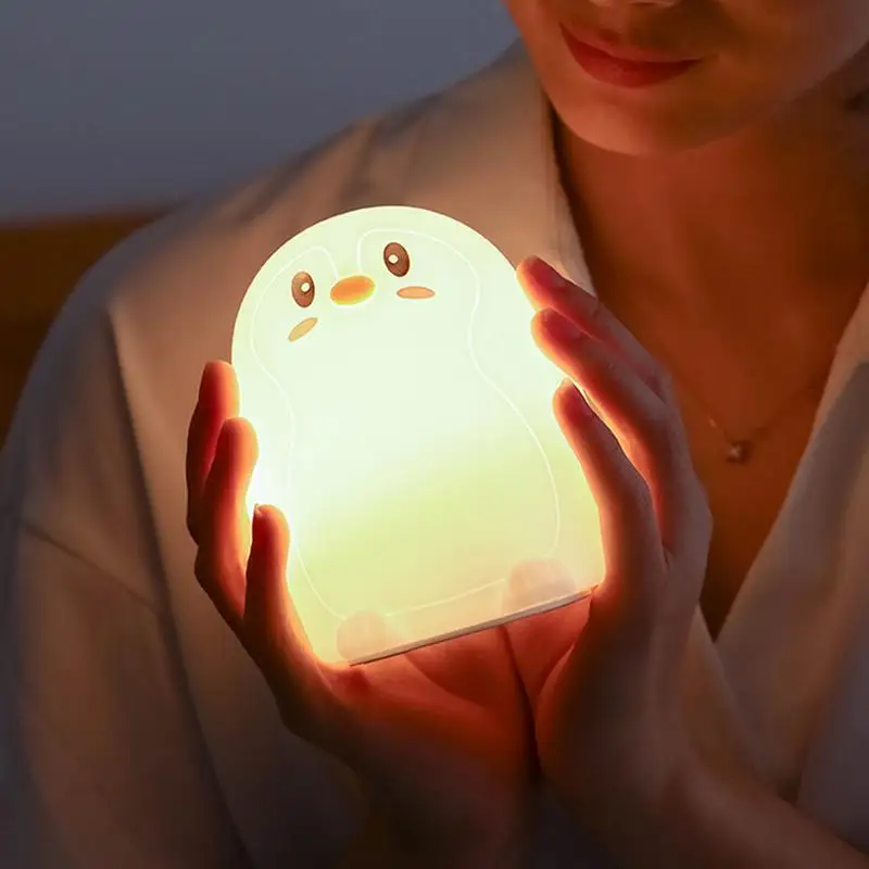 

Silicone Lamp Cute Animal Nursery Breastfeeding Light Rechargeable Multi-Color Waterproof Silicone Lamp Room Decor For Living