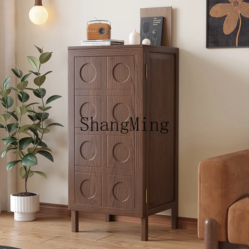 

ZYY new Chinese safe household anti-theft hidden solid wood bedside safe cabinet