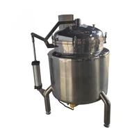 Marmite à vapeur personnalisée en acier inoxydable, bouilloire de cuisson SS316L, autocuiseur industriel de 500 litres avec dispositif pneumatique 2