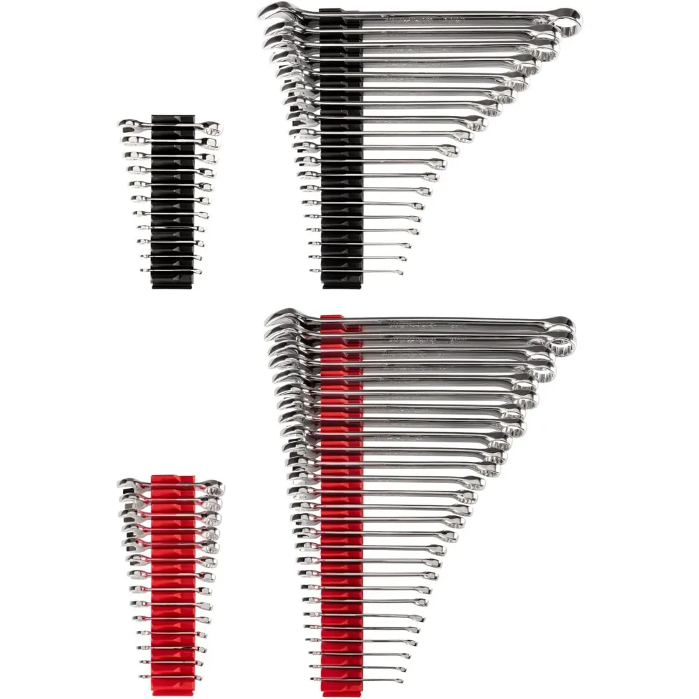 

Stubby and Standard Length Combination Wrench Set with Modular Organizers 71 Piece 1 4 to 1 1 4 Inch 6 to 32 mm