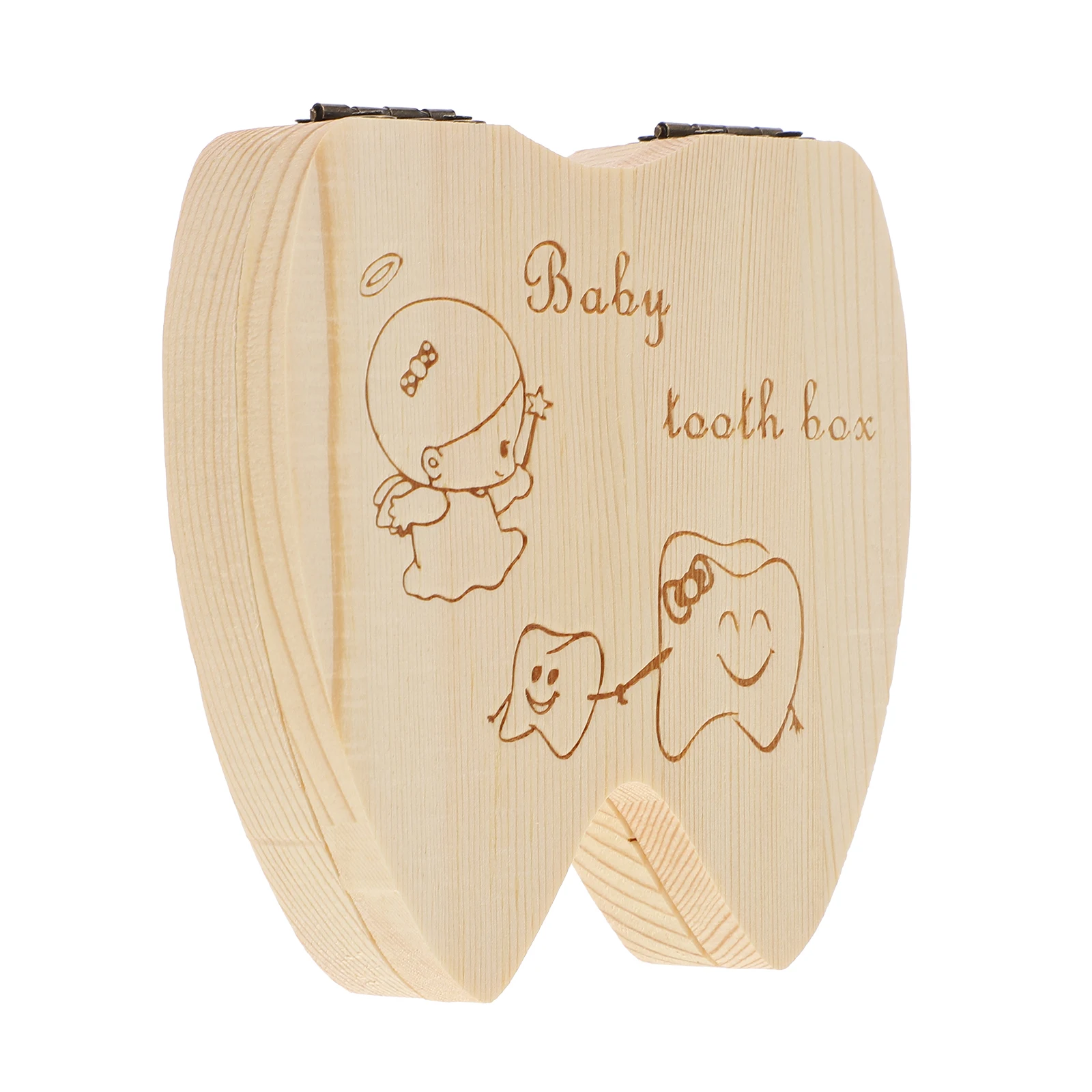 

Baby Teeth Storage Tooth Fairy Keepsake Container Umbilical Cord Lanugo Holder Gifts Decorations Milk Teeth Box