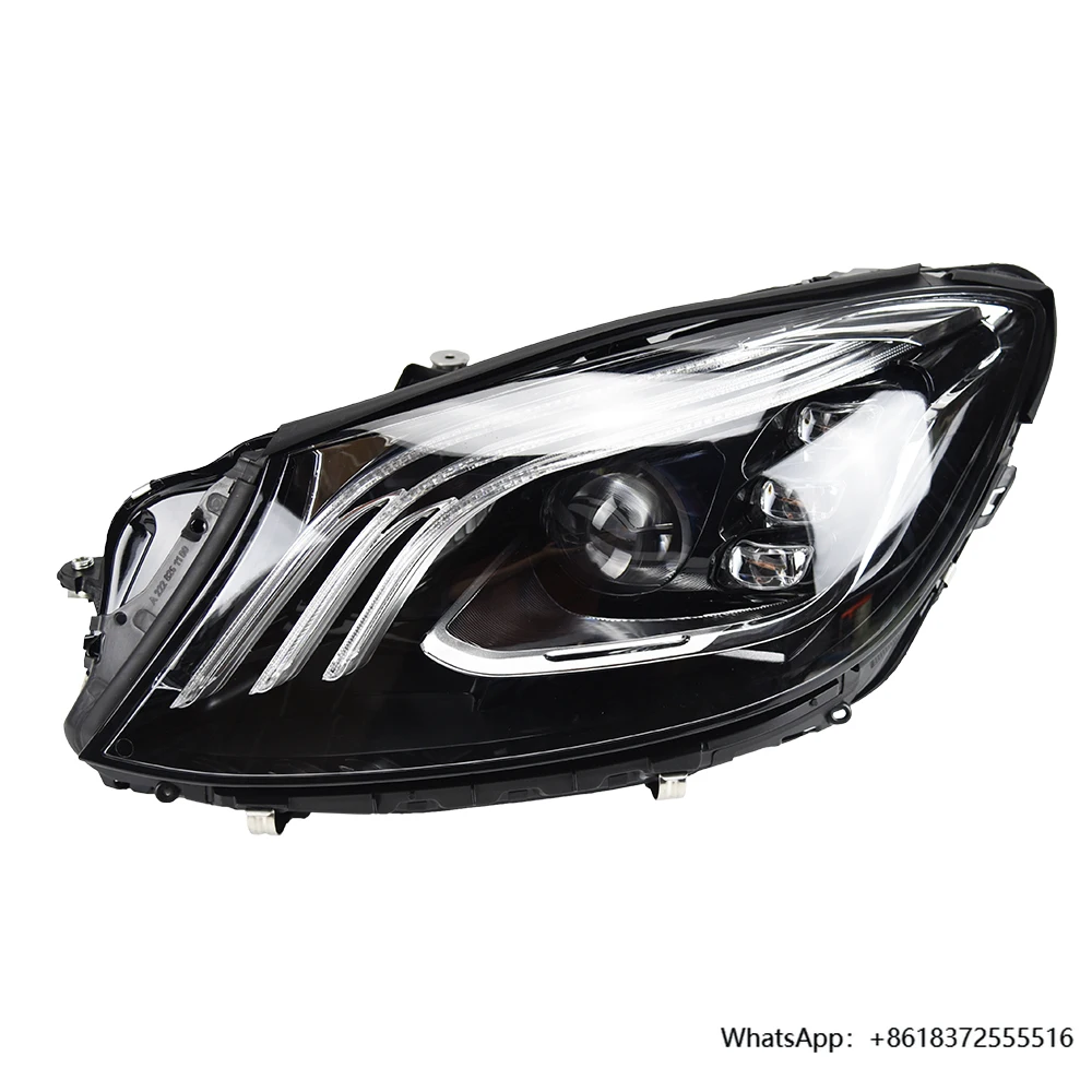 

Car Front Lamps for Benz W222 2014-2018 Auto Headlights Assembly Upgrade Led Maybach Style Projector Lens Tool Accessories