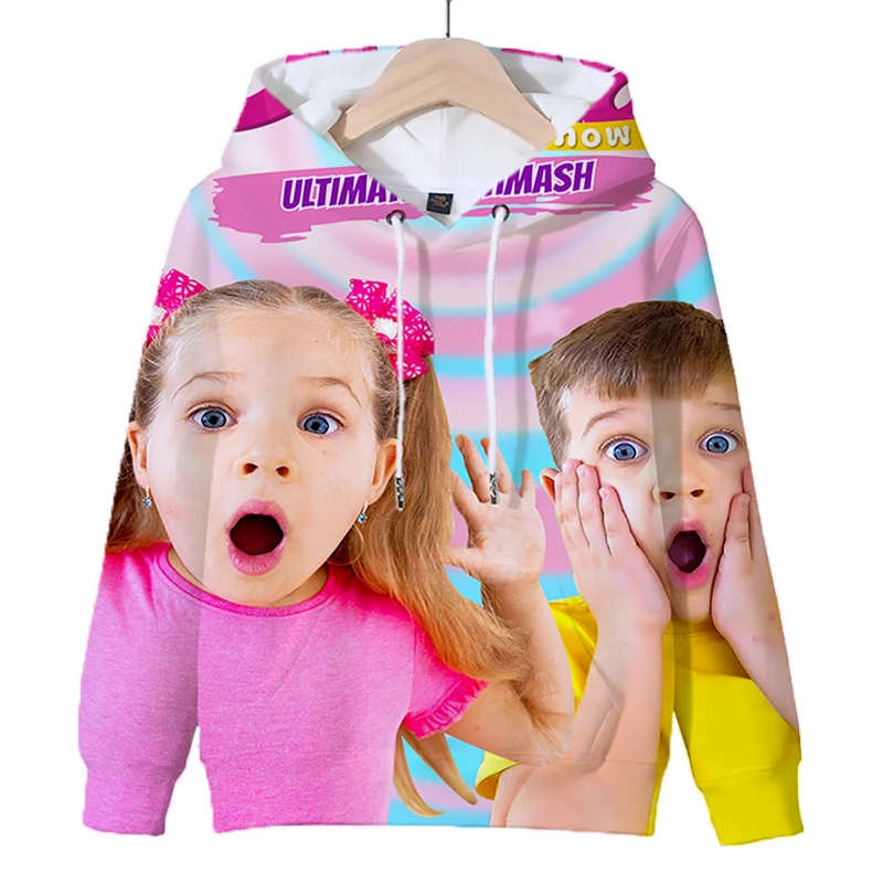 

Kids Clothes Diana Show Printing Hoodies Children Sweatshirts Autumn Hooded Pullover Boys Girls Casual Tops y2k Clothes Sudadera