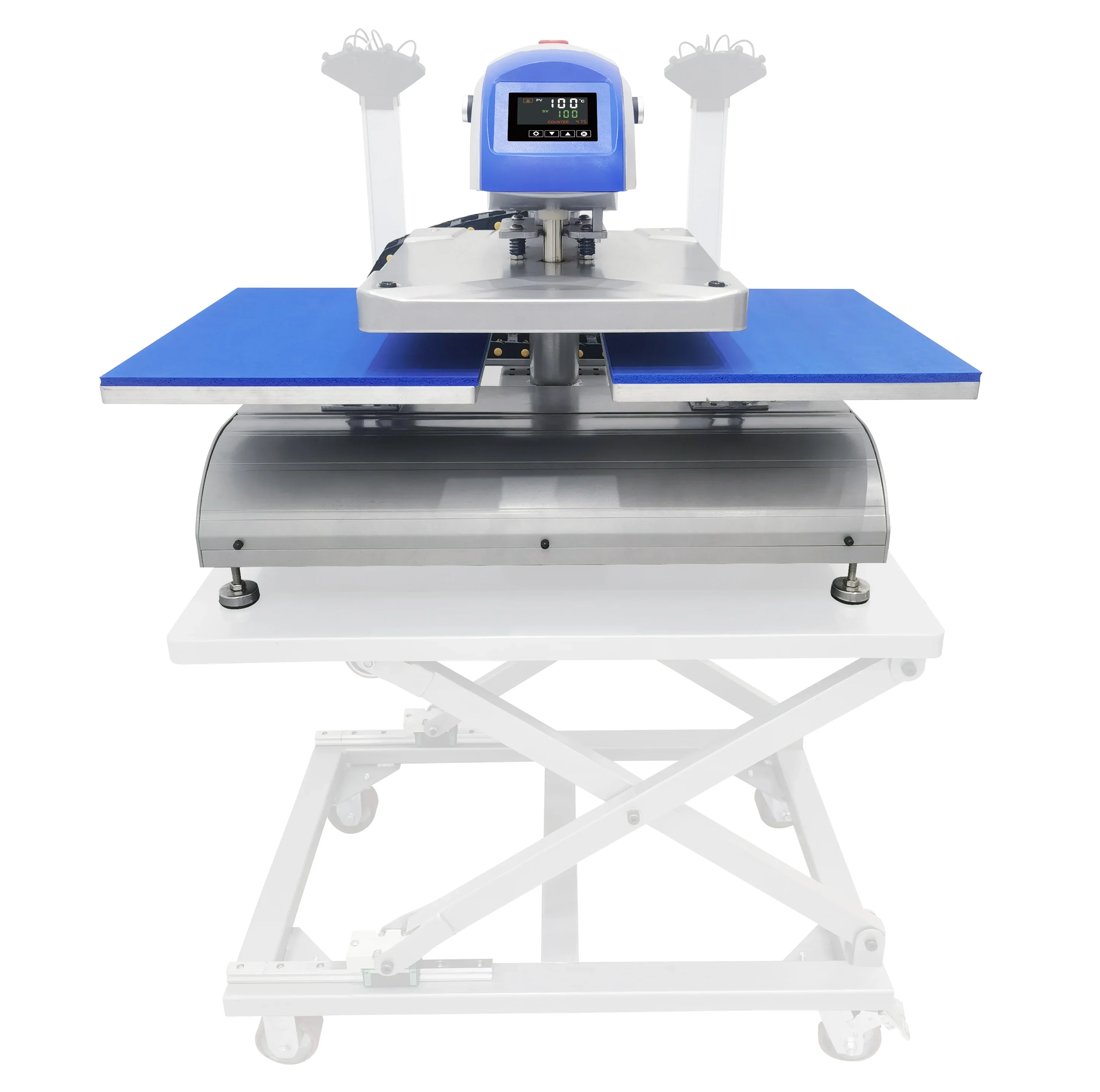 16 X 20 Electric Automatic Sublimation Dual Heat Press Machines for T-shirt Printing Business