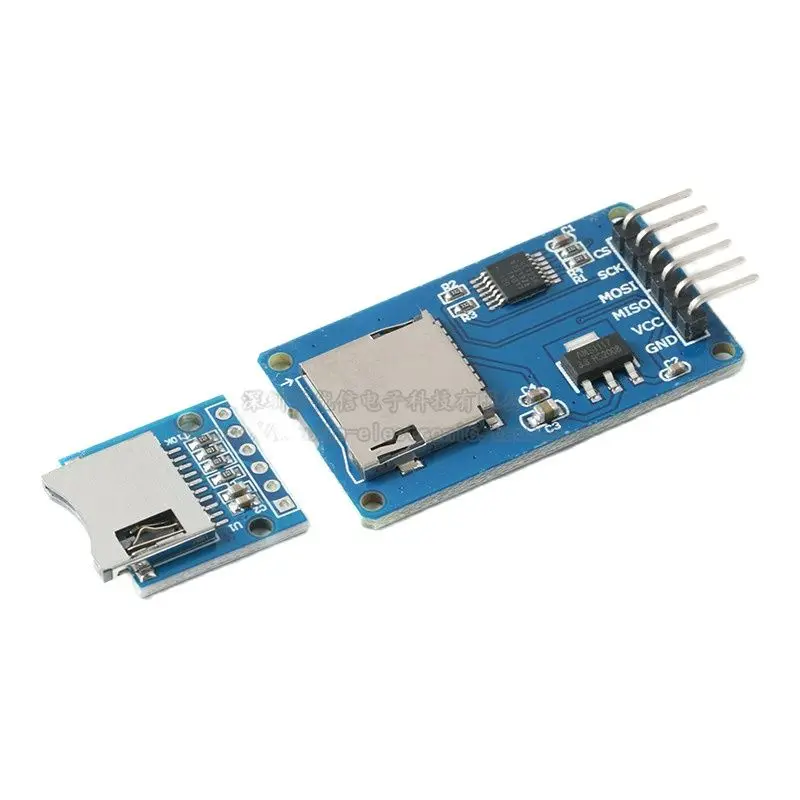 Micro/Mini SD-Kartenmodul TF Reader SPI-Schnittstelle mit Level Conversion Chip Data Storage Device