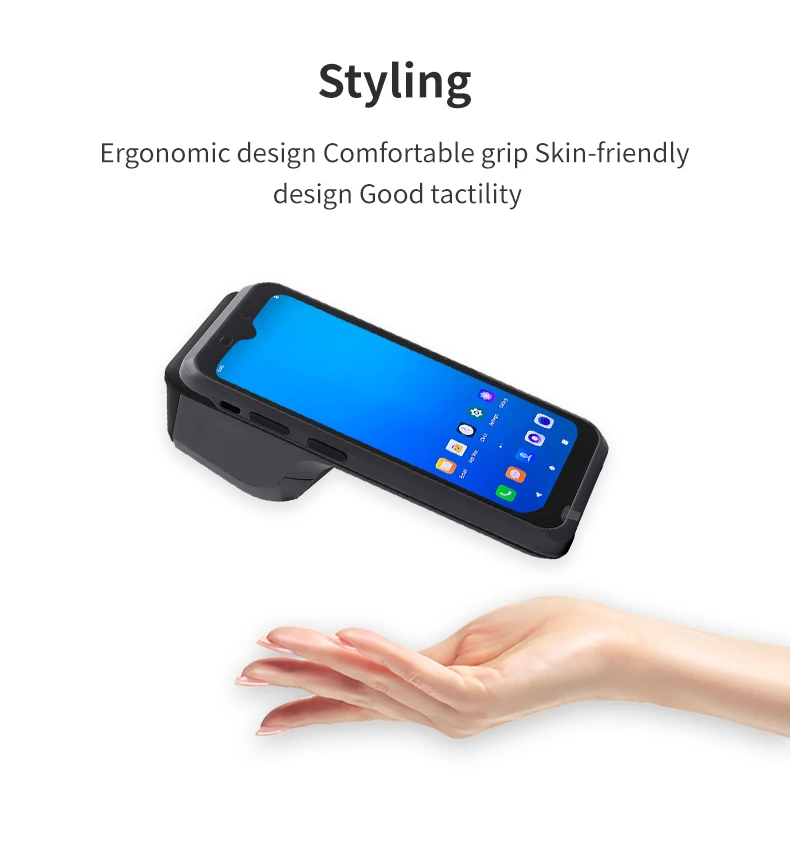 حار بيع المصنع مباشرة بيع يده POS محطة ماكينة تسجيل المدفوعات النقدية أندرويد POS آلة