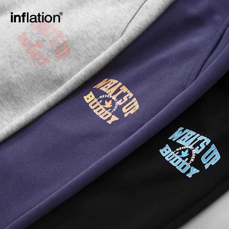 インフレメンズヴィンテージストレートレッグスウェットパンツカジュアルルーズフィットトラックパンツズボンユニセックス