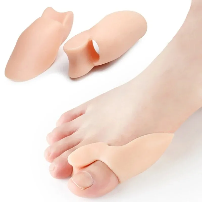 

Get Relief from Bunions with 2pcs Soft Big Toe Corrector - Perfect for Night and Home Use, Long-term Comfort