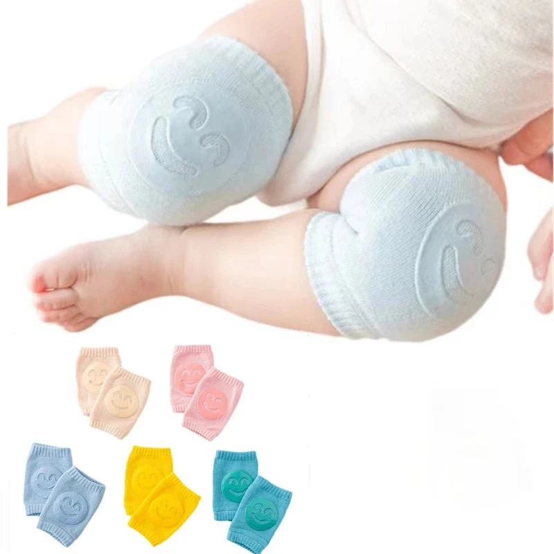 1/2/4Pairs Baby Knee Pad Kids Safety Crawling Elbow Cushion Infants Toddlers Protector Safety Kneepad Leg Warmer Girls Boys