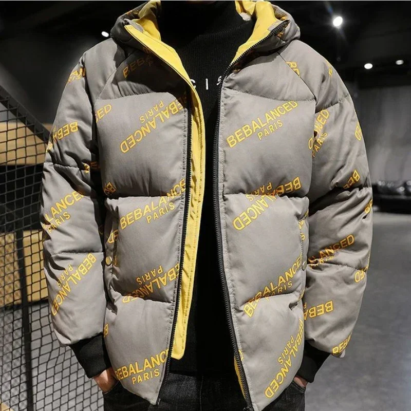 Printed Male Quilted Padded Jackets Casual Men's Coats Winter On Offer Fast Delvery Cheap Sale Clothing Fashion 2024 New In Y2k