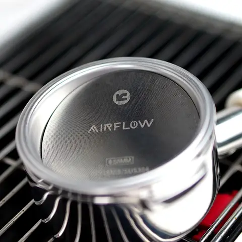 AIRFLOW 51/53/58mm 커피 필터 에스프레소 포터 필터 보조 물 분리 네트워크 커피 소결 필터 바리 스타 필터