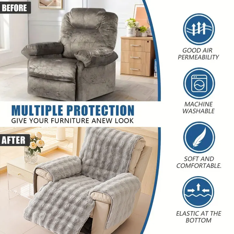 1PC-Pet friendly Chivas scratch resistant sofa cushion, anti slip plush furniture protection sofa cushion