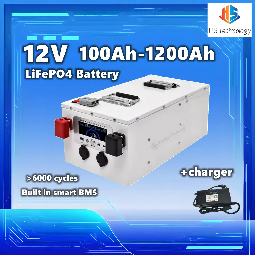 

Аккумулятор большой емкости 12 В, 1200 Ач может заменить солнечные батареи, легко перемещать и использовать. В настоящее время в высокой запросе