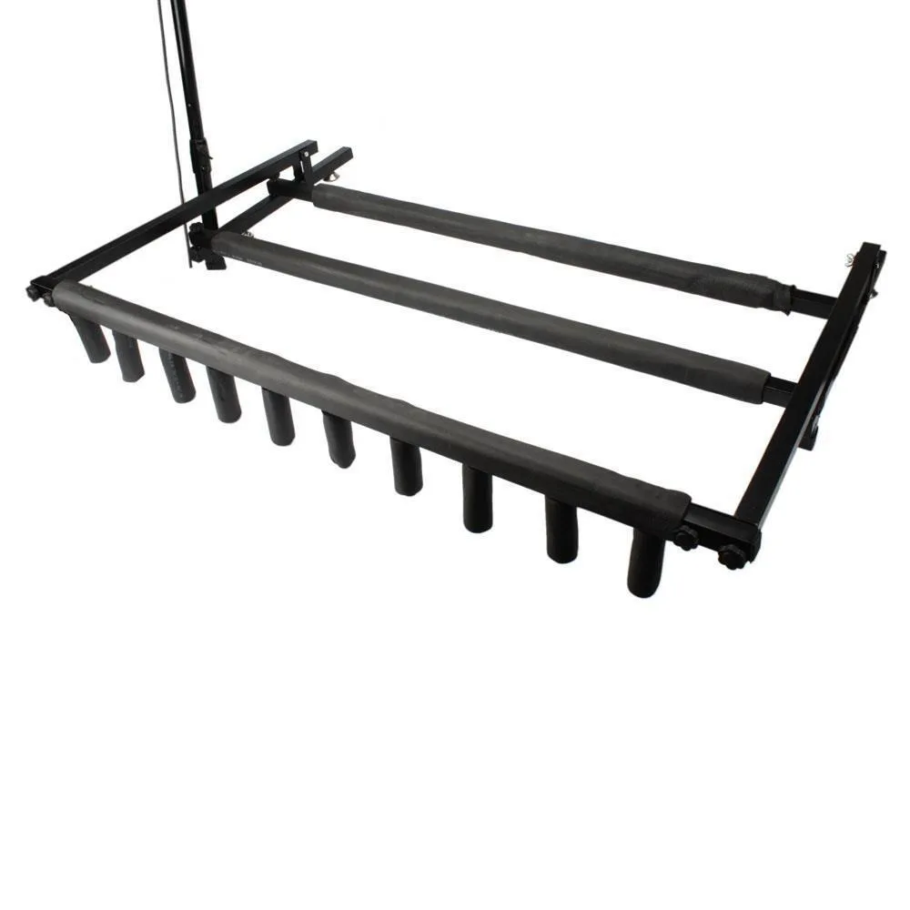 جديد 9 قابلة للطي متعددة الغيتار باس حامل رف عرض موقف أسود