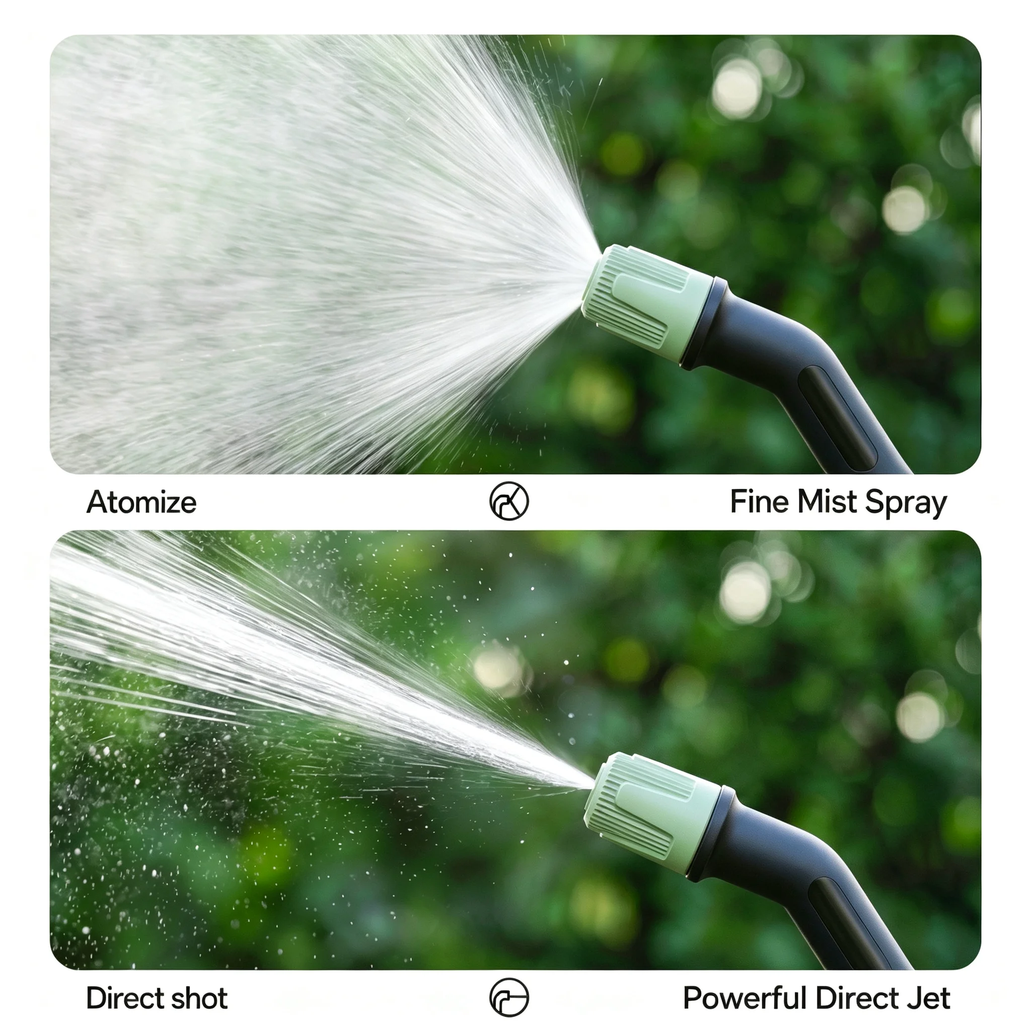 2200mAh Electric Garden Sprayer High Pressure Portable Plant Watering Tool with 3 Mist Nozzles for Lawn Crop Irrigation