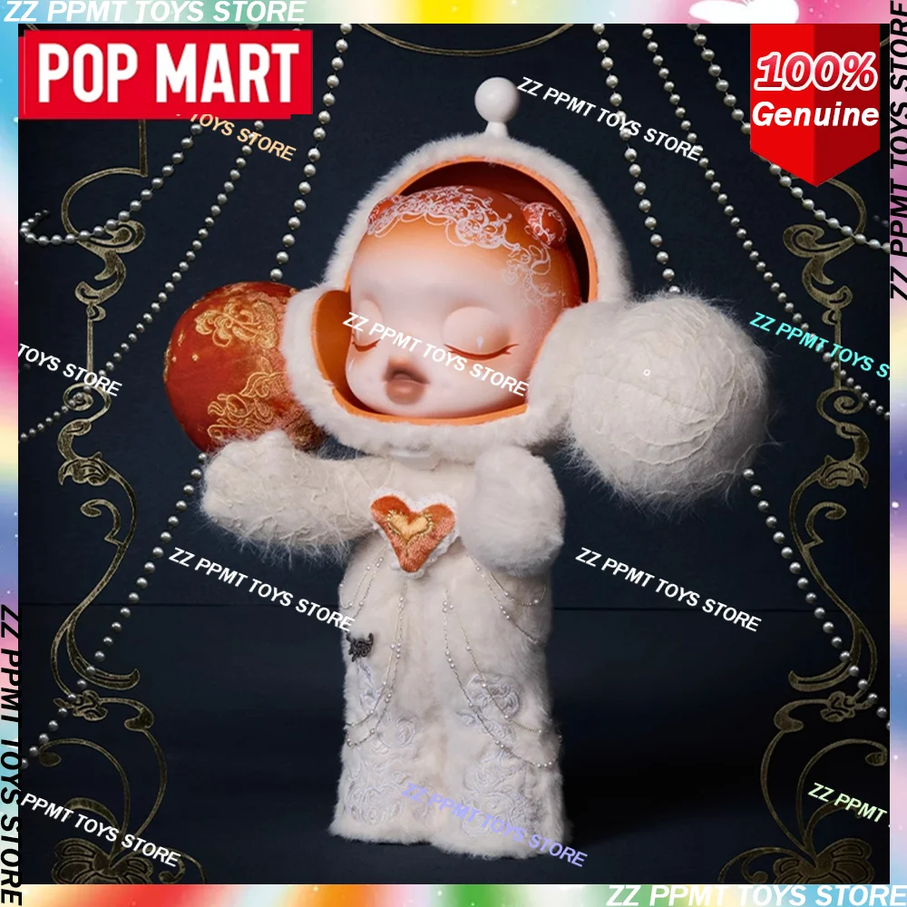 

Новый POP MART MEGA & SKULLPANDA 400% Фигурка Белой Луны Подлинная Слепая Коробка Куклы Таинственная Коробка Орнамент Фигурки Рождественские Подарки игрушка