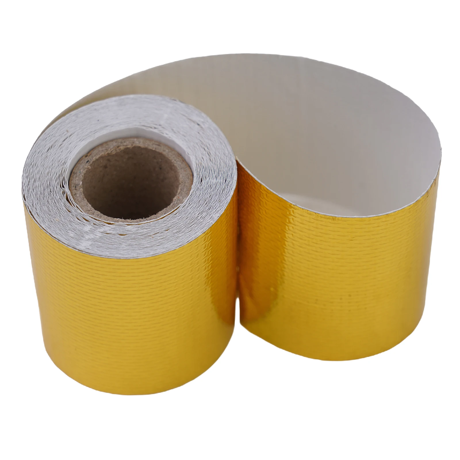

High Quality Insulation Tape Tape 5cm*5m/0.8in*16.4ft Air Intake Pipe Aluminum Foil High Temp Niversal Fitment