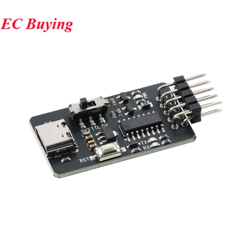 10 قطعة/1 قطعة CH340C STC ISP برنامج متحكم تلقائيا تنزيل وحدة مبرمج USB Type-C إلى UART لوحة المنفذ التسلسلي #4