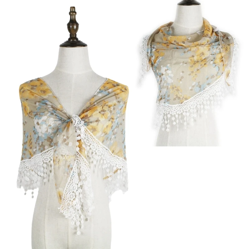 Рисунок 4 - Модный прозрачный шифоновый шарф для женщин