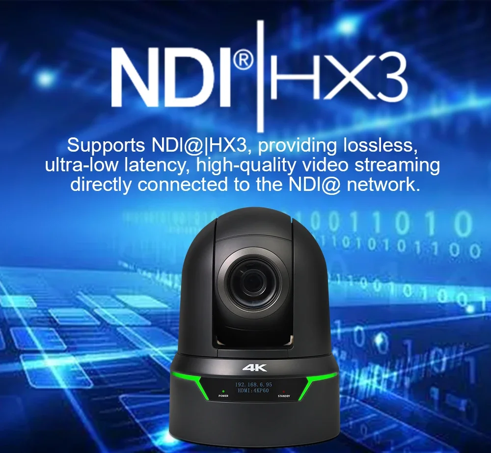 PTZ Camera 4K,AI Auto Tracking USB3.0/3G-SDI/LAN HDMI PTZ Camera 25X Optical with PoE Live Streaming for Church Worship