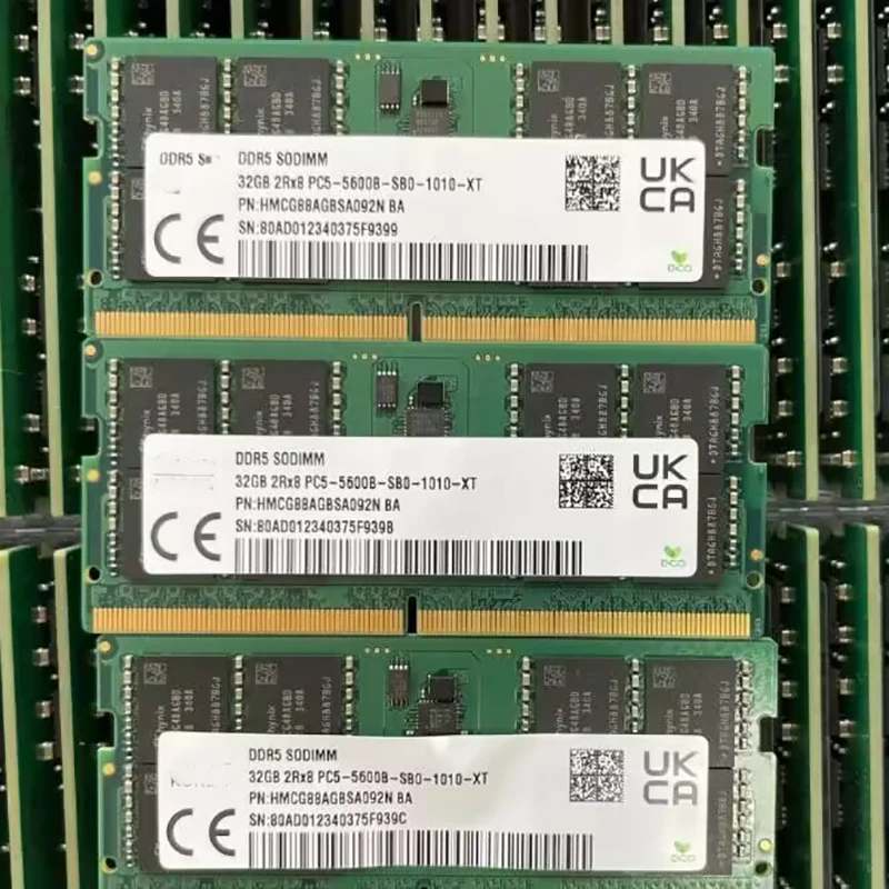 1 Uds memoria para ordenador portátil 32GB DDR5 SODIMM 5600 32G