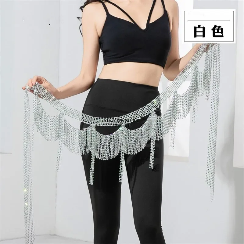 Frauen Bauchtanz Quaste Hüfte Schal Fransen Taille Kette Für Erwachsene Orientalischen Tanz Praxis Leistung Zubehör Taille Gürtel