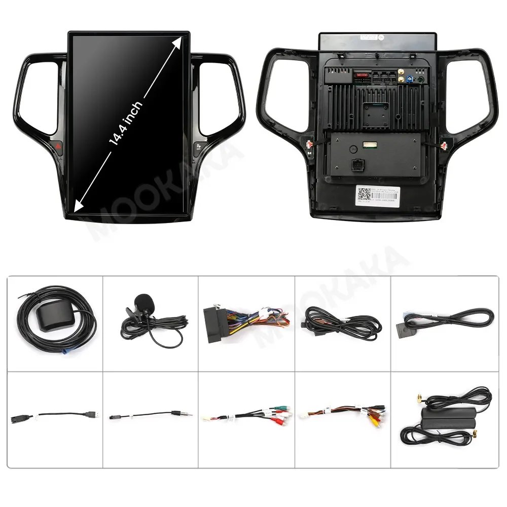 Android Screen Car Radio For Jeep Grand Cherokee 2010-2019 Video Player Auto Radio Stereo Multimedia GPS Navigation Head Unit