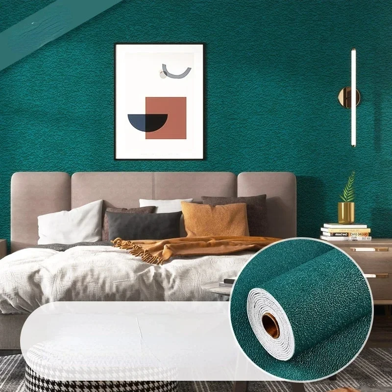 10m Self Adhesive 3D Wall Panel Wallpaper Foam Soundproof Waterproof 3D Wall Sticker New Design Bedroom Wallpaper Thickening image 3