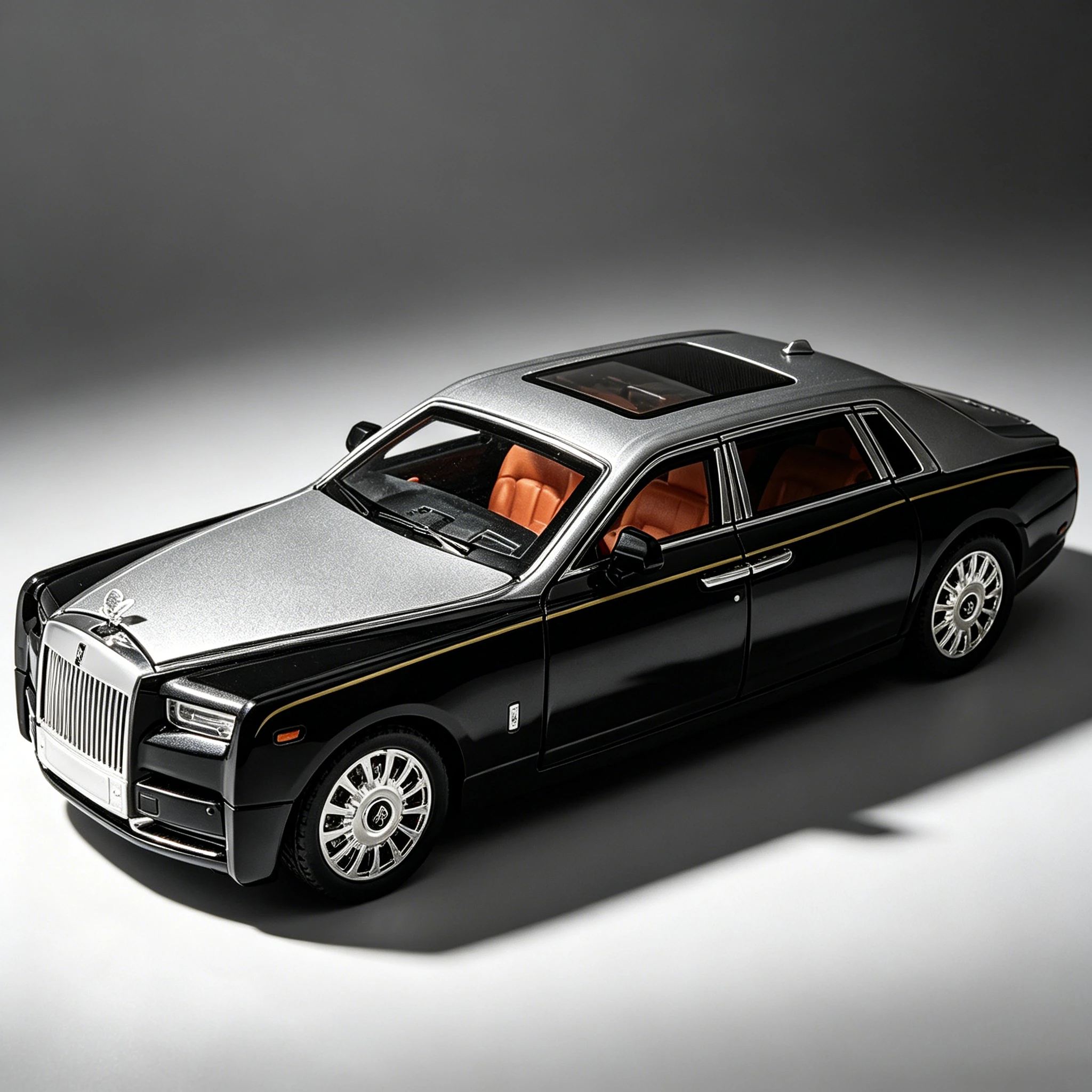 

Масштабная модель автомобиля Phantom 1:18 из сплава, литая под давлением, металлическая игрушечная машинка, имитация звука и света, коллекционная, подарок для детей