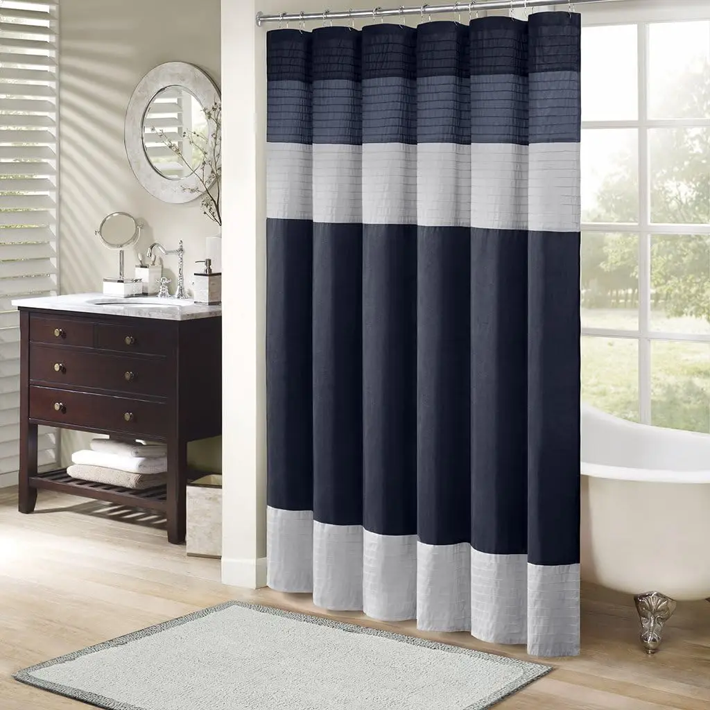 

Faux Silk Shower Curtain
