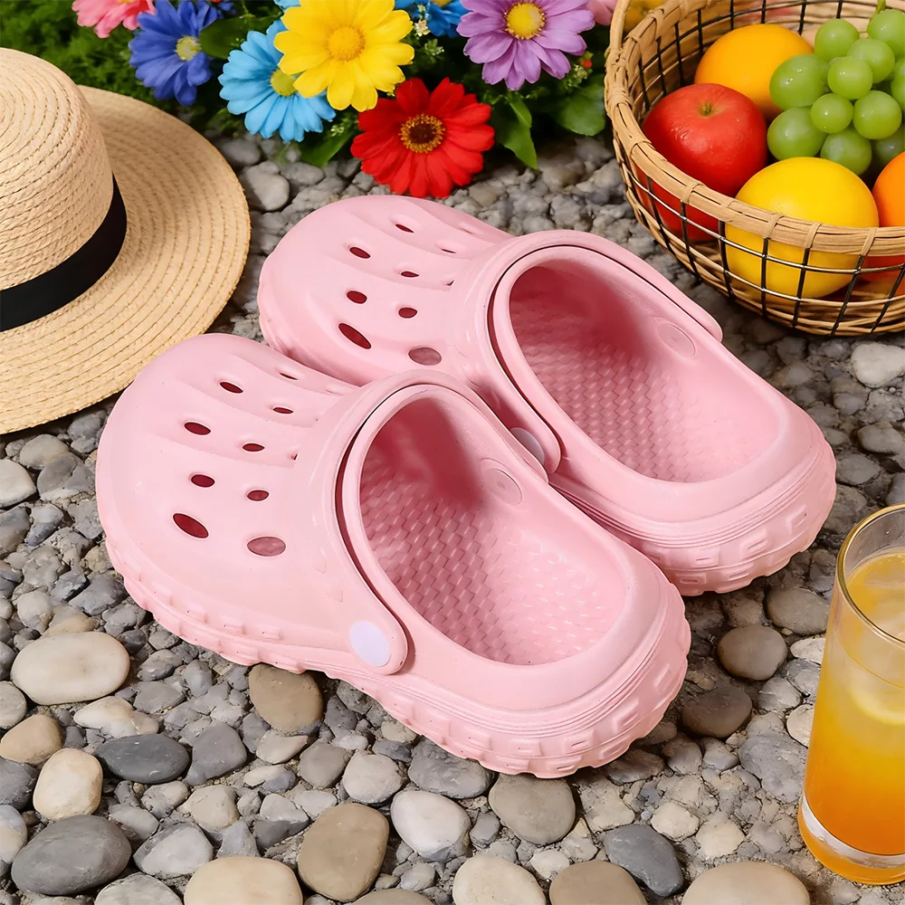 Summer Non-slip Clogs Slippers Garden Shoes Cartoon Child Baby Sandals Summer Kids Slippers High Quality Beach Kids Sandals
