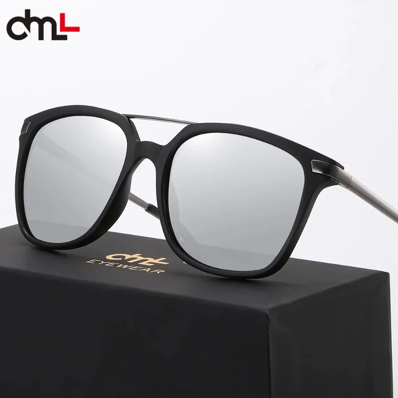 

DML Retro Aviation Men Women Sunglasses Unisex Oversized Classic Pilot Sun Glasses Summer Eyewear HD Lens Polarized UV400