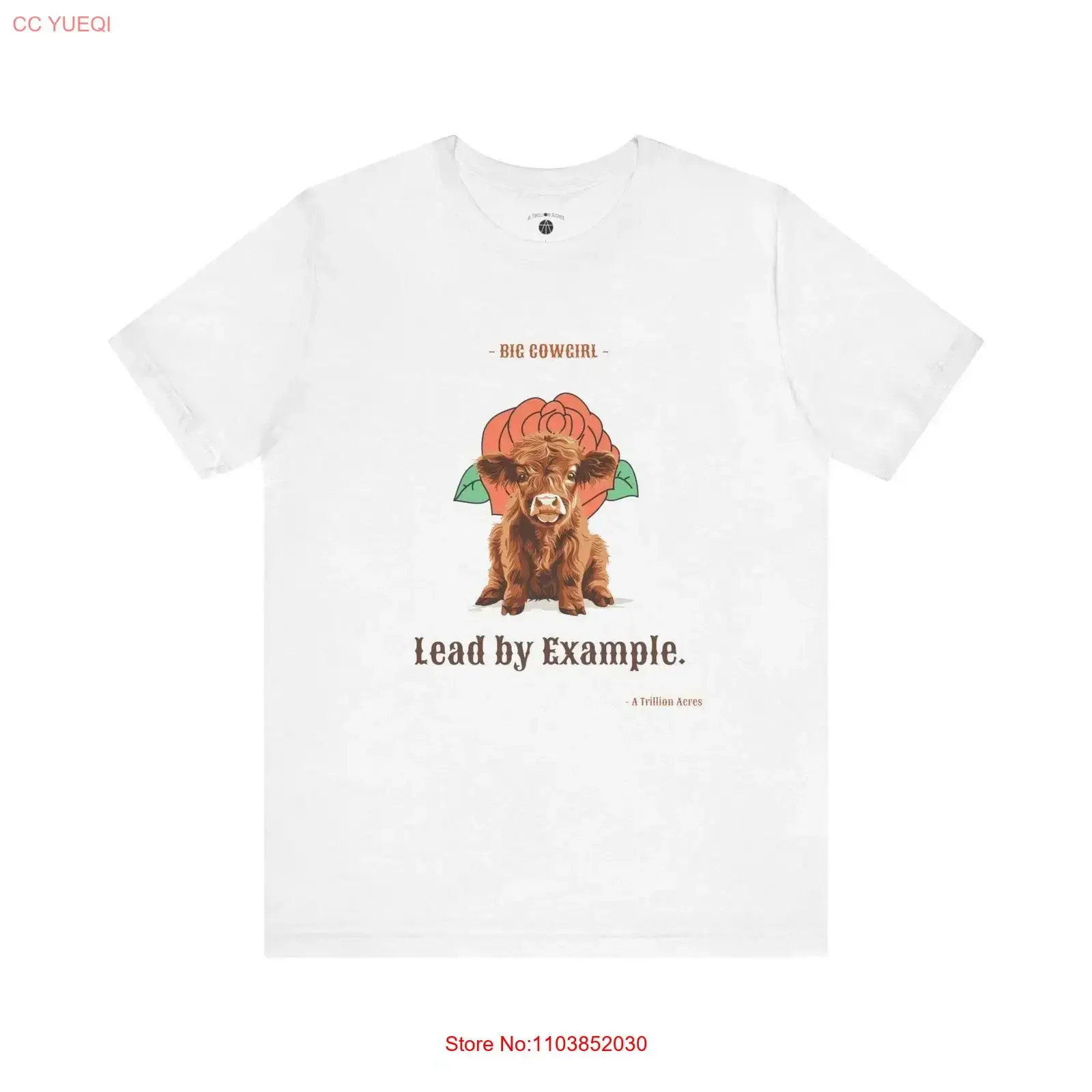 Plomb par example Cow Girl T Shirt Maillot femme Amant des animaux Vêtements de motivation pour passionnés de la nature pour son vintage lavé