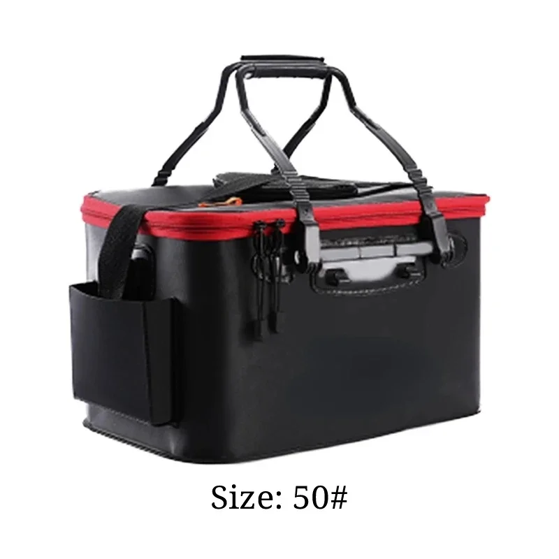 High Quality Folding Fishing Bag EVA Thicken Live Fish Box Tank Bucket Outdoor Camping Collapsible Fishing Tackle Storage Bag