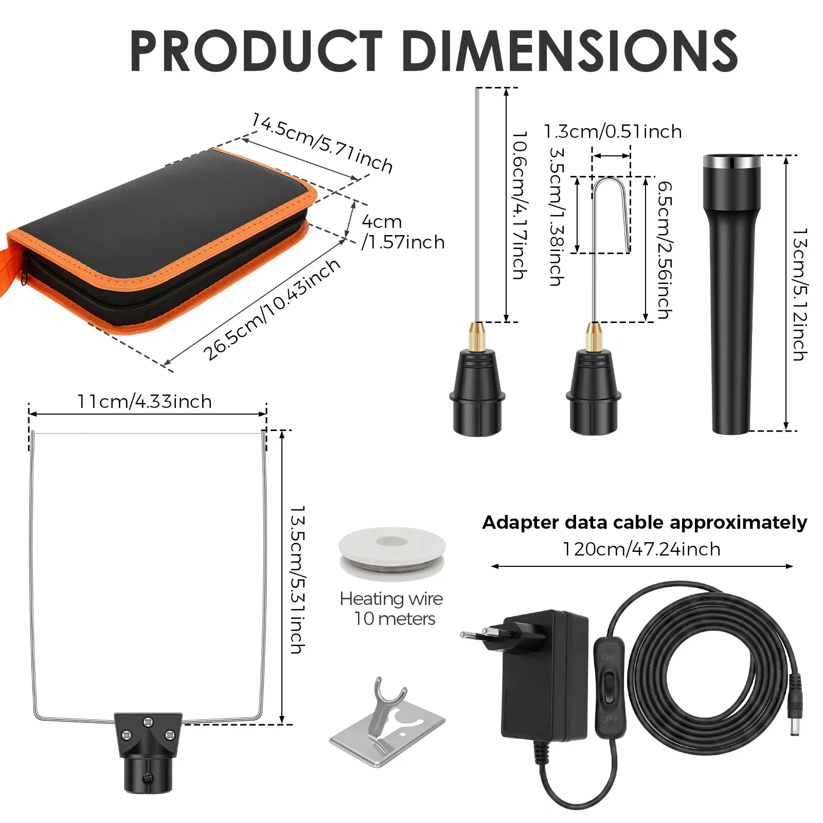 3 in 1 Foam Cutter Electric Cutting Machine Pen Tool Kit Styrofoam Cutter with 3 Interchangeable Cutting Head for Art Model