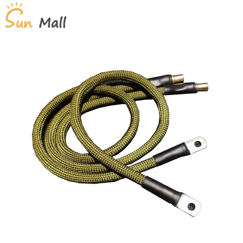 A pair of 25 35 50 square ultra soft low internal resistance solder handle wires, 8MM plug
