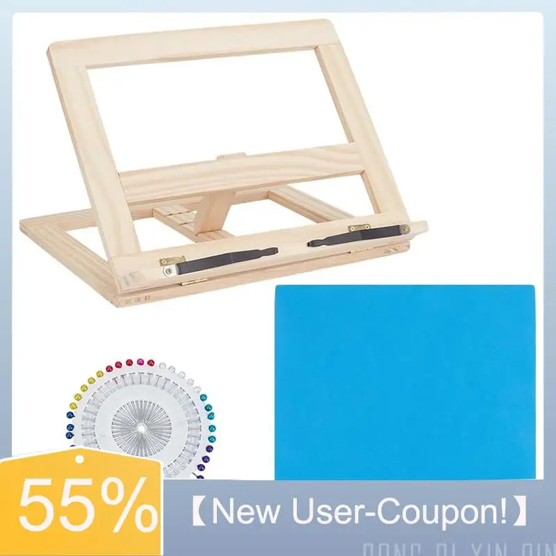 

Sept.Macrame Board DIY Kit Регулируемый деревянный держатель с пеной, булавками и инструментами для позиционирования завязок