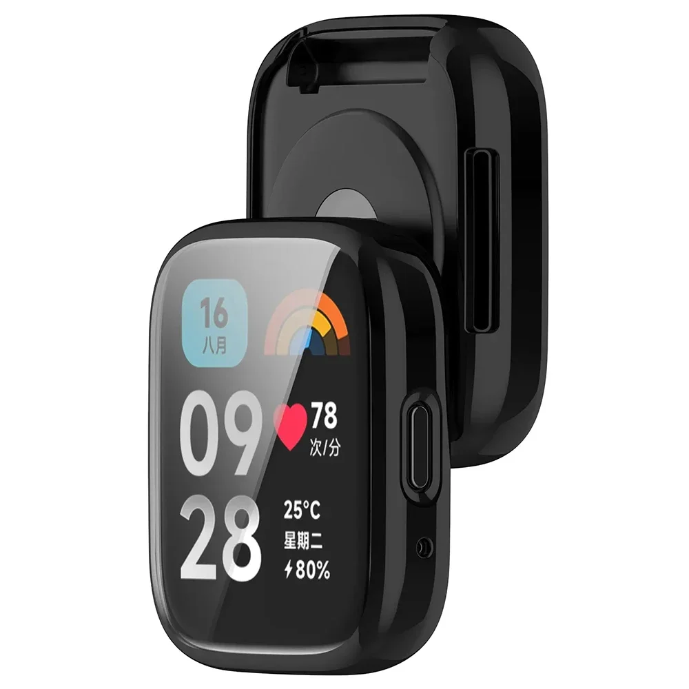 غطاء واقي للشاشة من البولي يوريثان لساعة Xiaomi Redmi Watch 3 Active/Lite حافظة واقية لساعة Xiaomi Redmi Watch 4 3